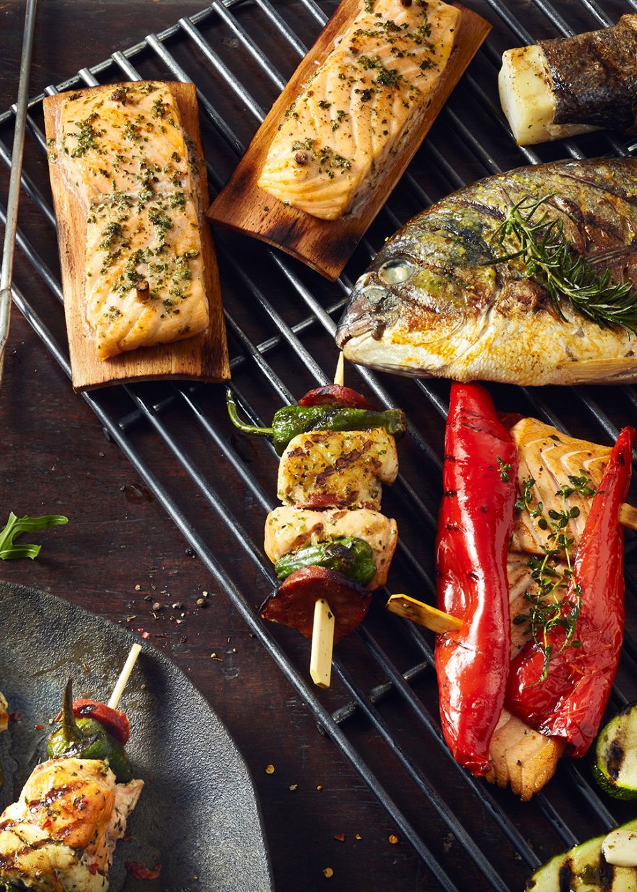 Würziges Seafood vom Grill Würziges Seafood vom Grill