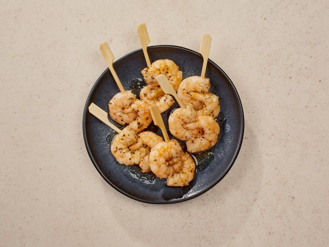 Tapas »Garnelen Spieße Lemon pepper« Tapas »Garnelen Spieße Lemon pepper«