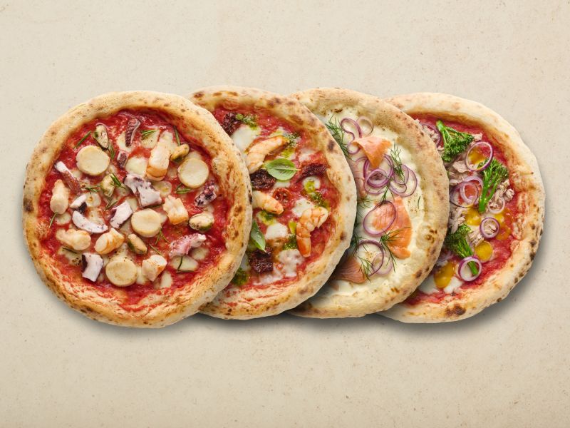 Probier-Bundle »Freda Steinofen Pizzen mit Seafood«