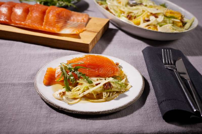 Indianer® mit Fenchel-Orangensalat