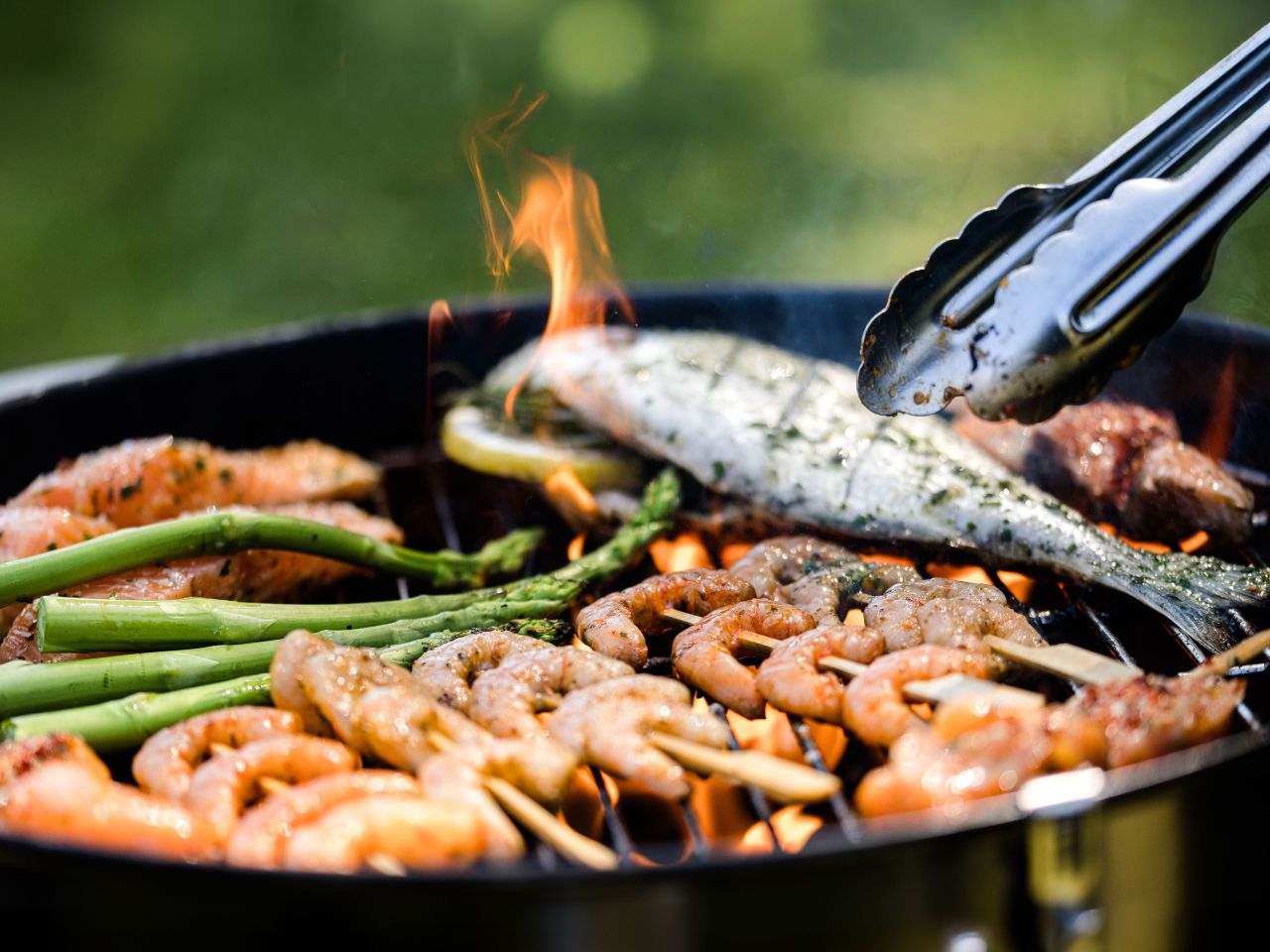 Feuer & Flamme für Seafood vom Grill
