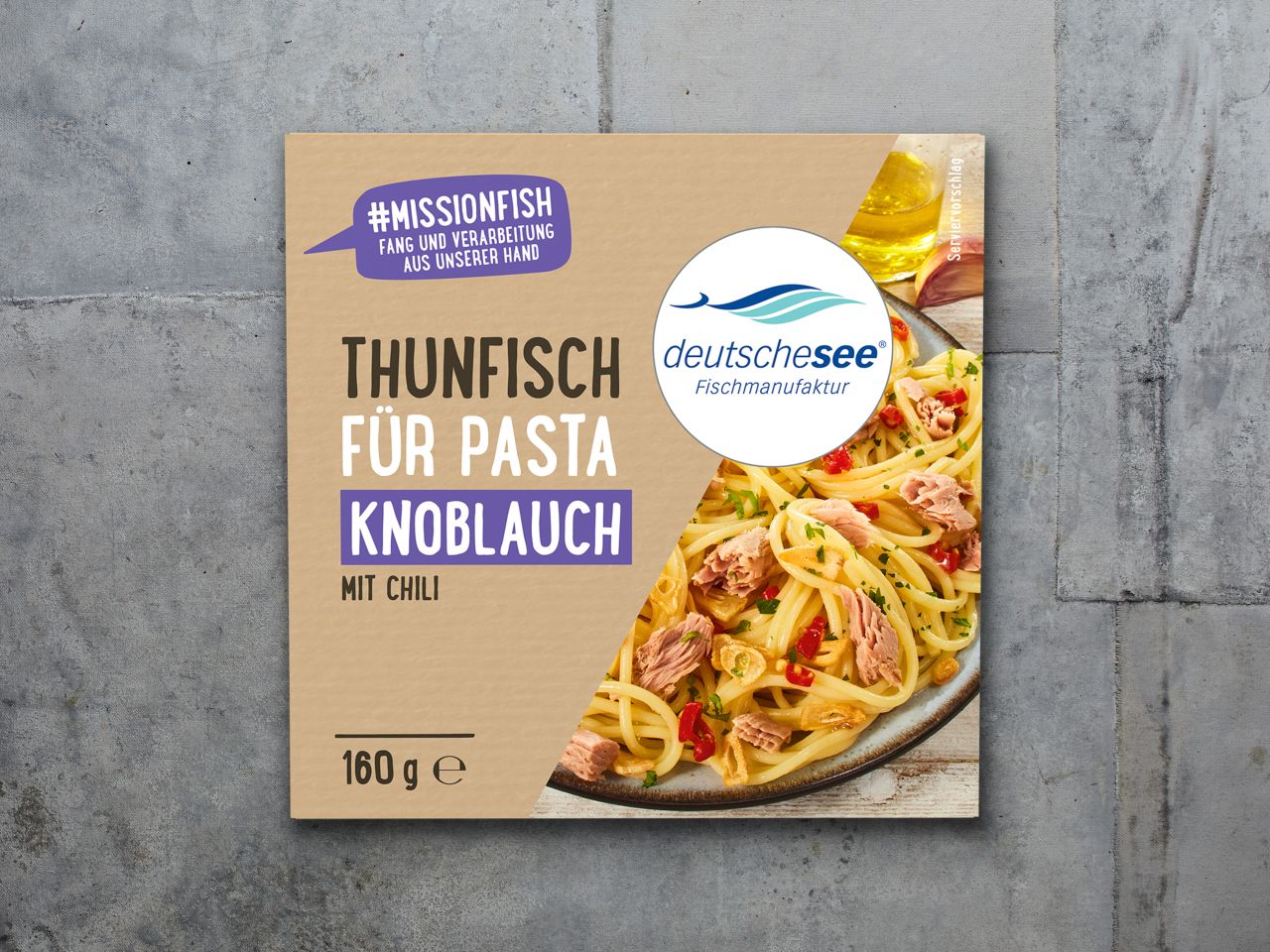 Deutsche See »Thunfisch für Pasta Knoblauch« 