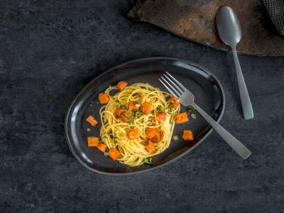 Lachs Pastrami Carbonara
