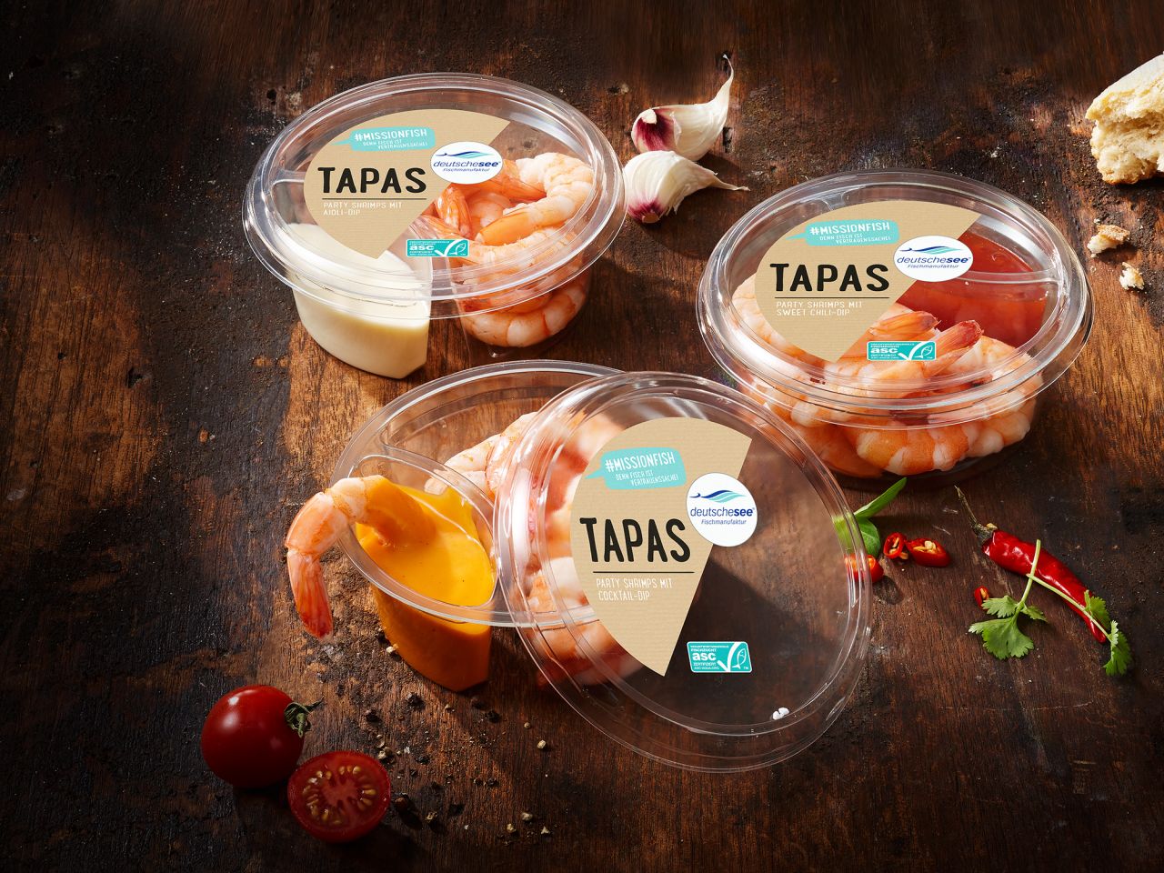 Tapas mit Seafood