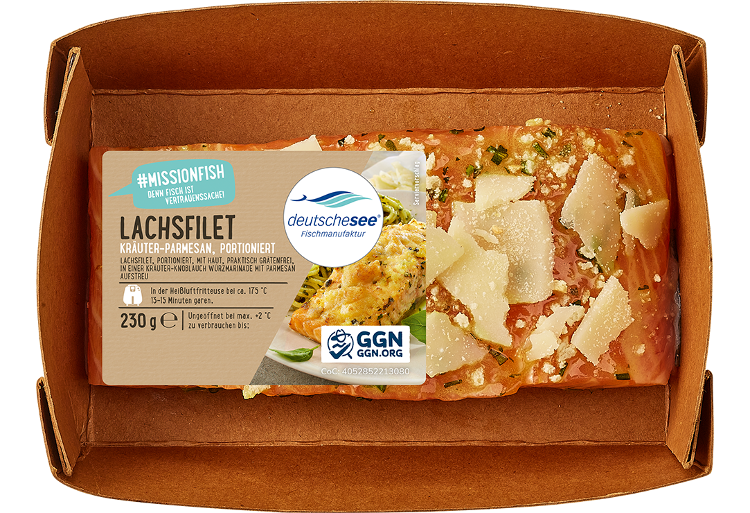 Lachsfilet "Kräuter-Parmesan"