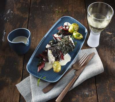 Island-Schellfisch im Mangoldblatt Island-Schellfisch im Mangoldblatt