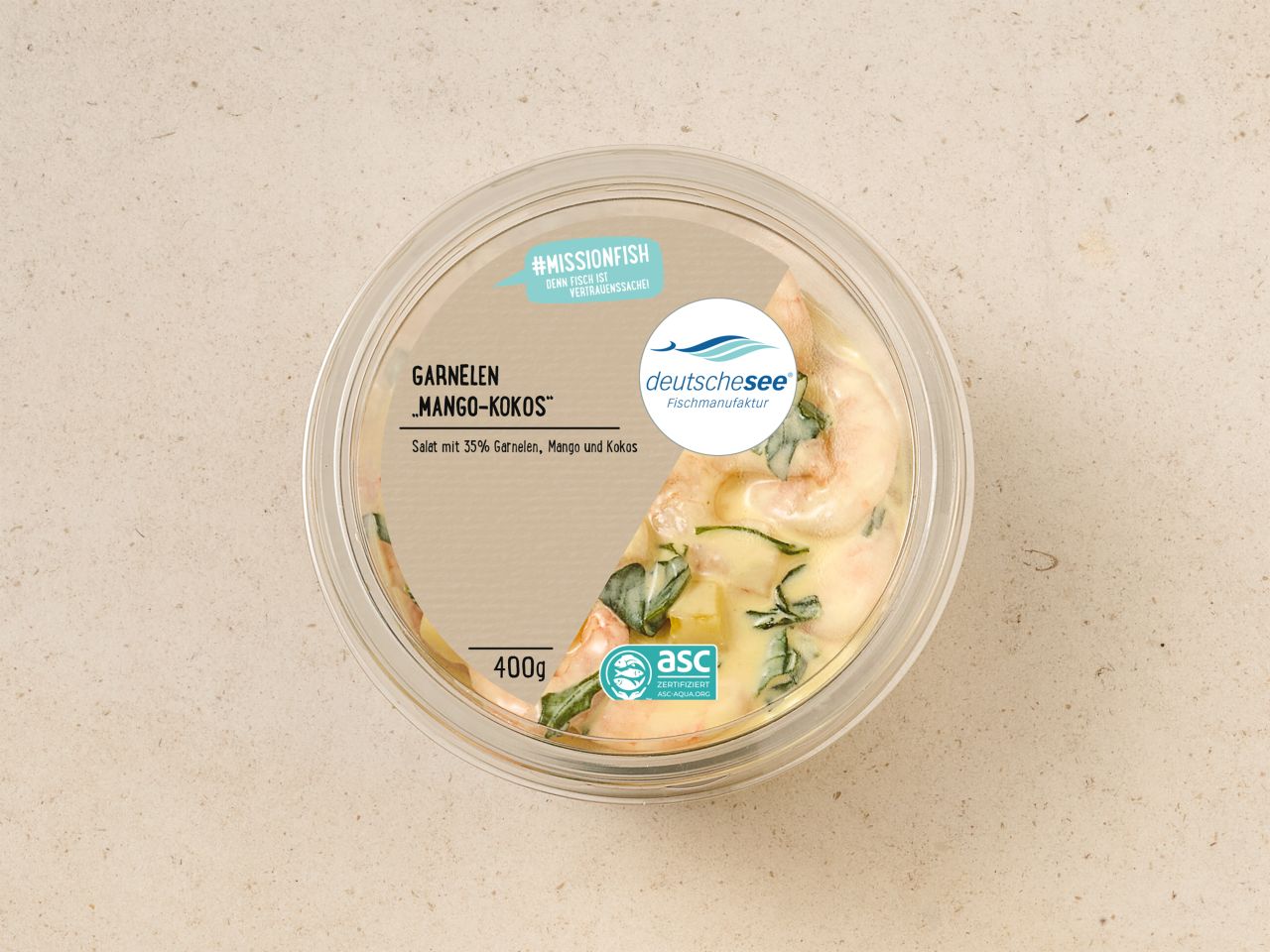Garnelen Mango-Kokos · 400g
