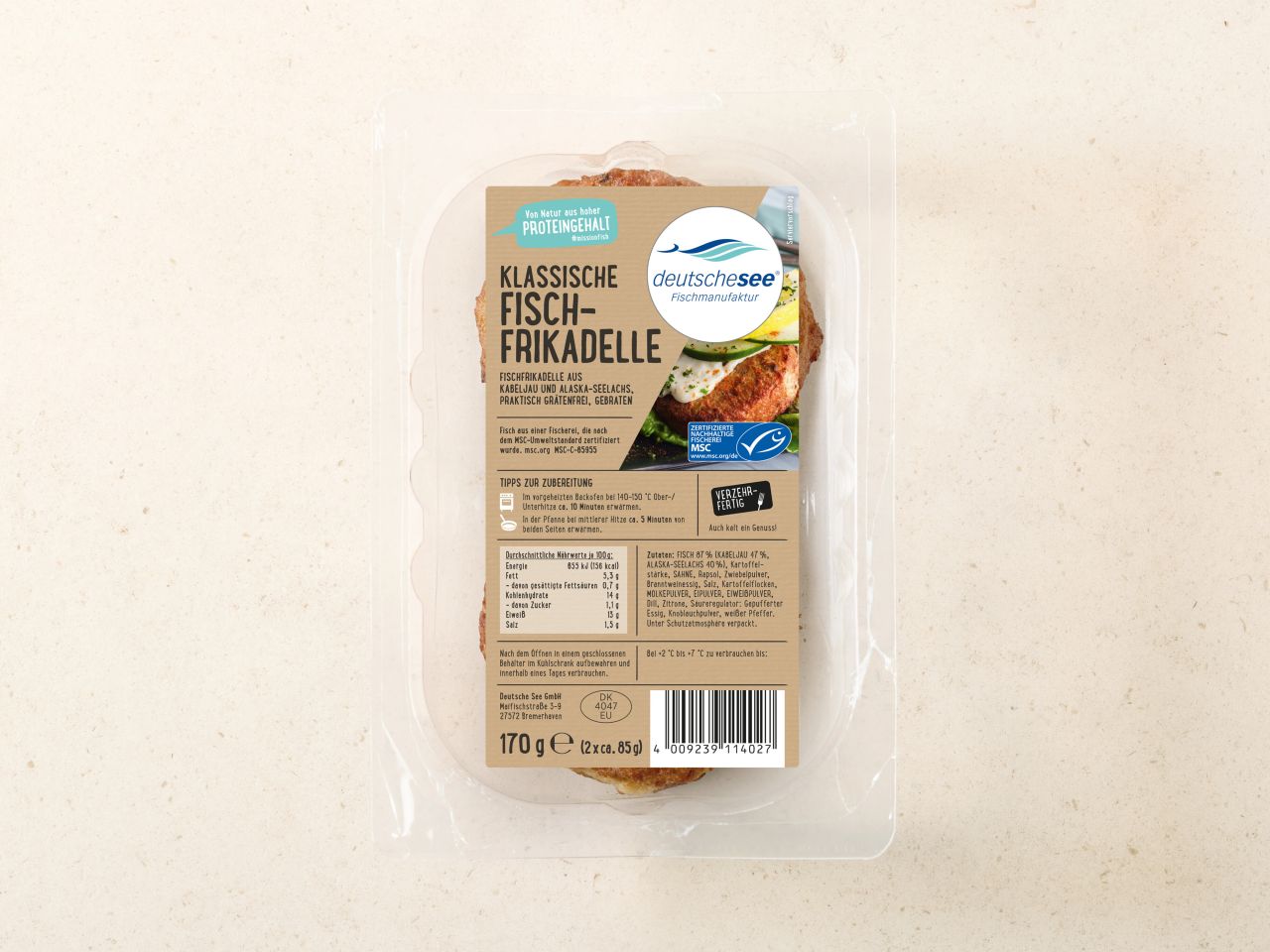 Fischfrikadelle · 2 Stück