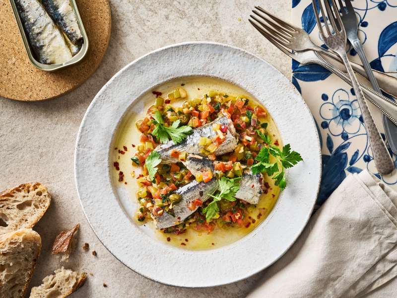 Escabeche mit Sardinen