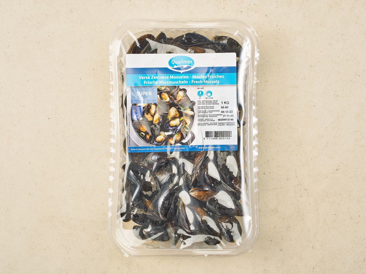 Miesmuscheln (MSC) · Größe M