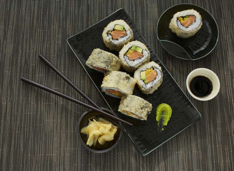 Frittiertes Sushi