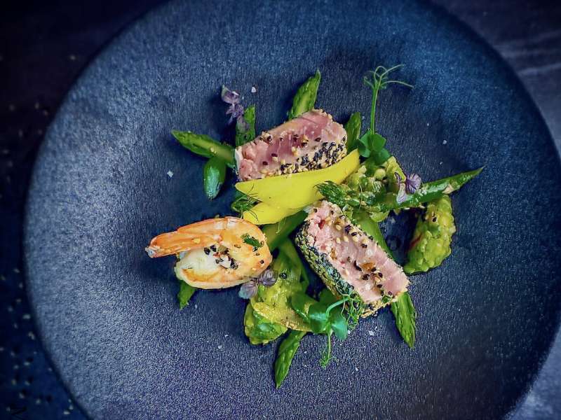 Thunfischfilet im Sesammantel