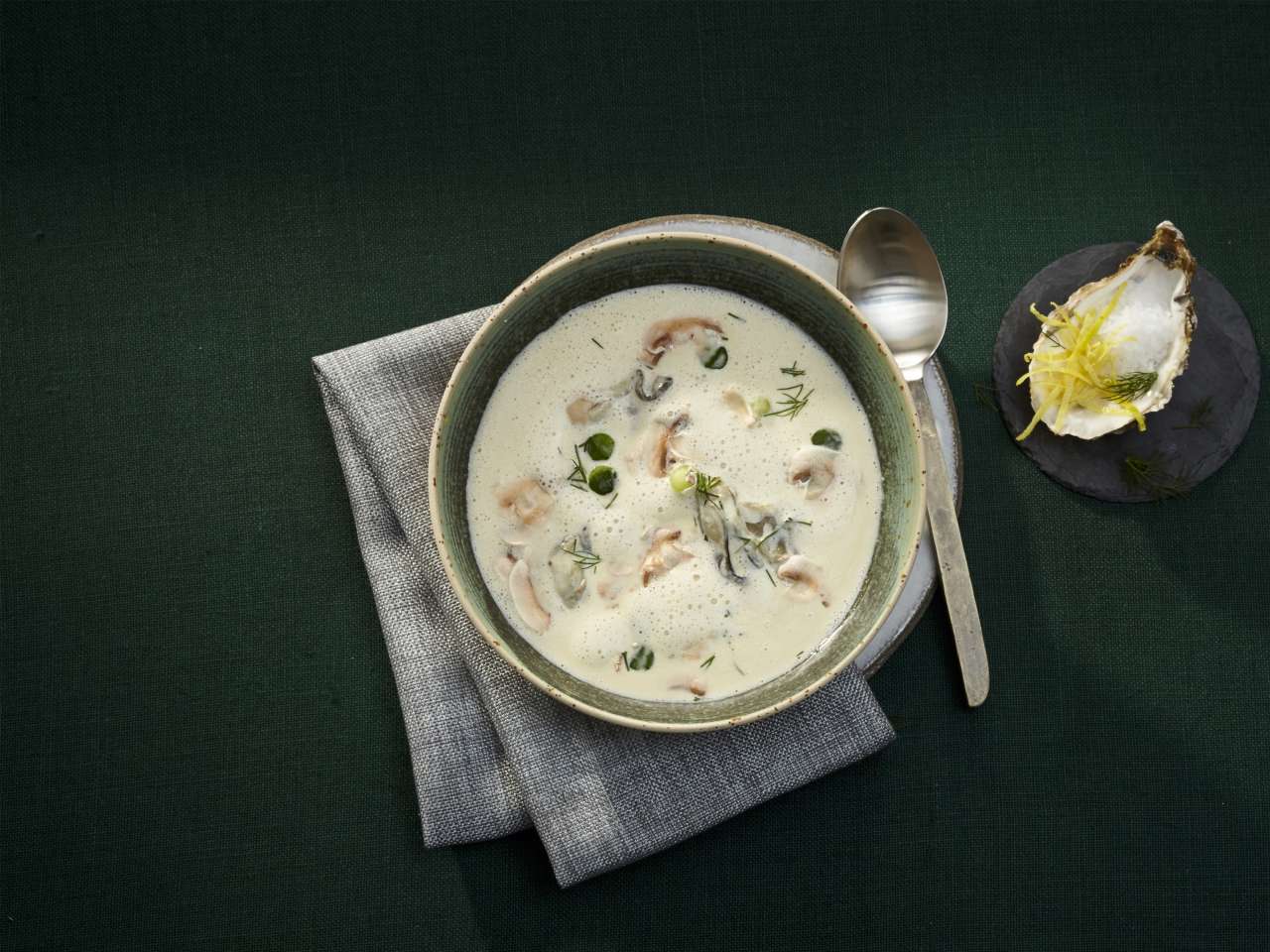 Rezept: Geschäumtes Austernsüppchen 